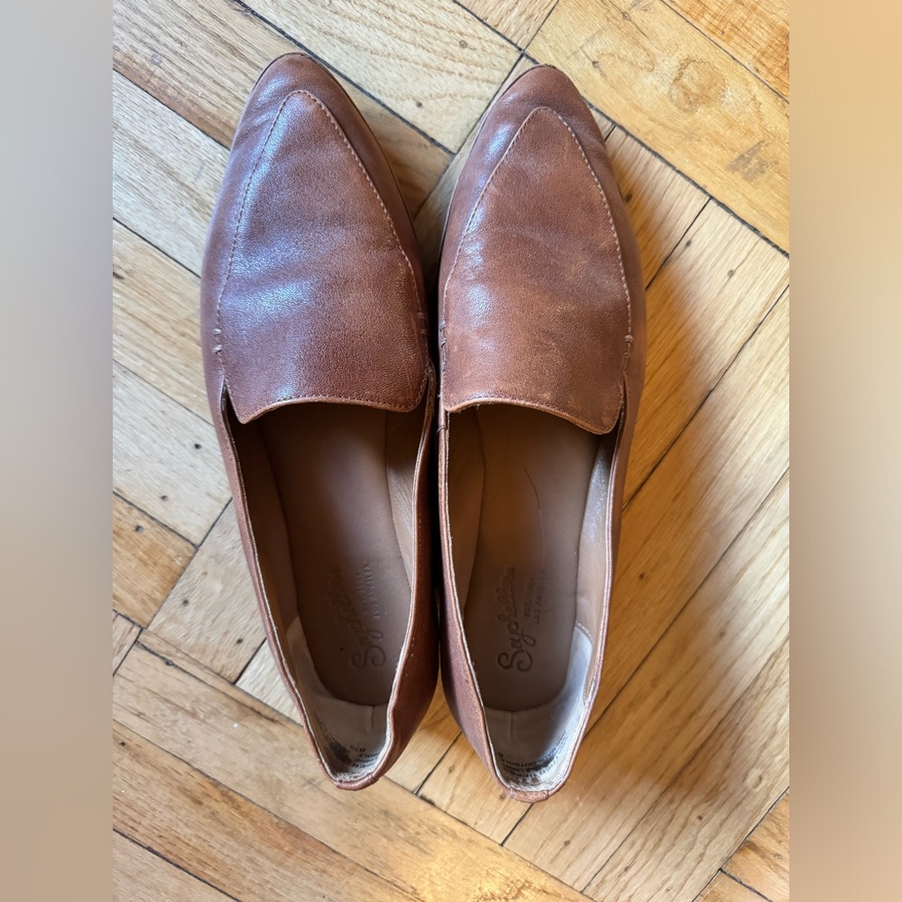 Seychelles Brown Leather Loafers